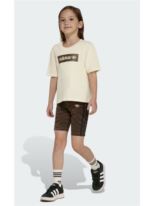 cyc tee set aop ADIDAS ORIGINAL | KD5822CREWHT/NBRO